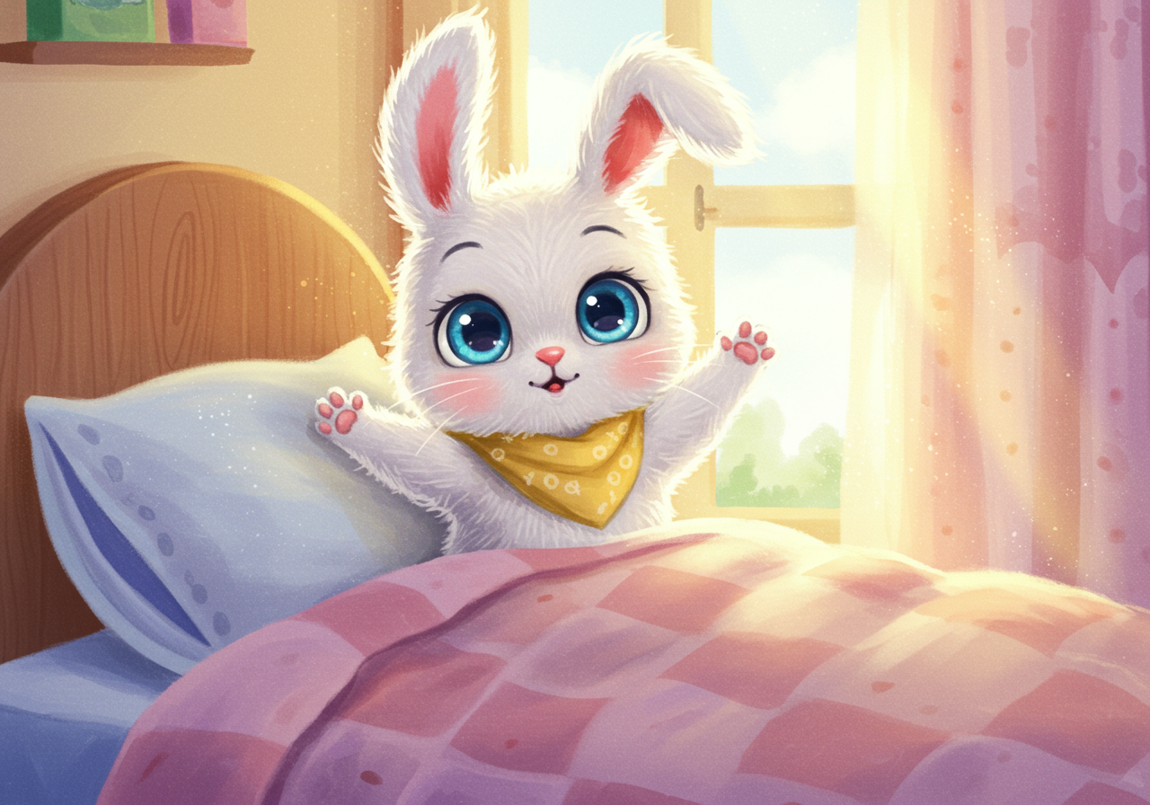 איור עמוד 1 - ארנבון וקולות החיות