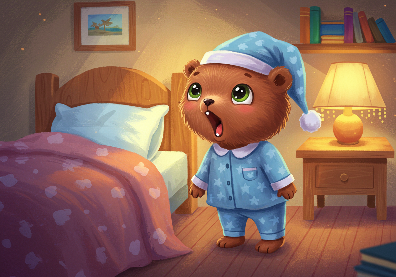 איור עמוד 1 - לילה טוב, דבון!